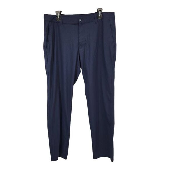 Footjoy Size 35 x 30 Men's 100% Polyester Navy Golf Pants M3 - Picture 1 of 8
